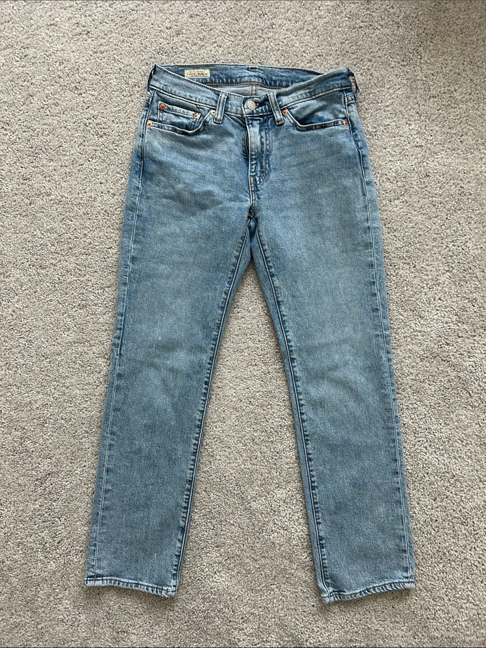 514 Levi's Light Blue Straight Leg Jeans